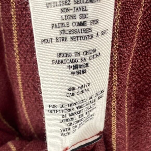 NWT Free People Audrey Midi Striped Shirt Dress Belted S Mulberry Revolve - Picture 5 of 8